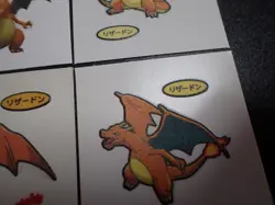 Pokemon Card Daiichi Bread Promo Sticker Charizard x4 SET #5523 - Image 3