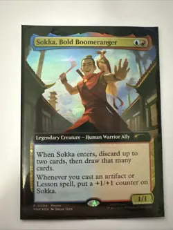 Sokka, Bold Boomeranger (Extended Art) Media Promos Foil - Image 1