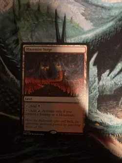 Blazemire Verge Duskmourn: House of Horror Regular 256 MTG - Image 1