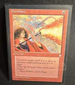 NM Pyroblast Ice Age Mtg Magic the Gathering - Image 1