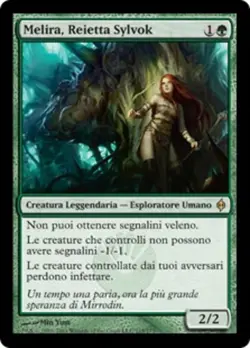 MTG Melira, Sylvok Outcast New Phyrexia 115/175 Regular Rare ITALIAN - Image 1