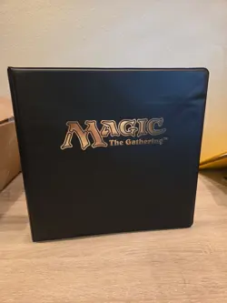Medium Black Magic the Gathering Display Album with Foil Cover and 3 D Ring - Image 1