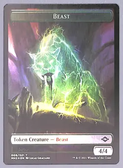 Beast // Squirrel - Foil - Double-sided Token - Modern Horizons 2 (MH2) MTG - Image 3