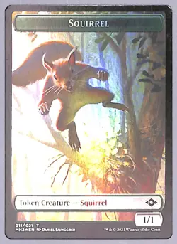 Beast // Squirrel - Foil - Double-sided Token - Modern Horizons 2 (MH2) MTG - Image 4