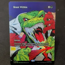 Magic: The Gathering Marvel Beast Within FOIL Instant Showcase Todd McFarlane - Image 1