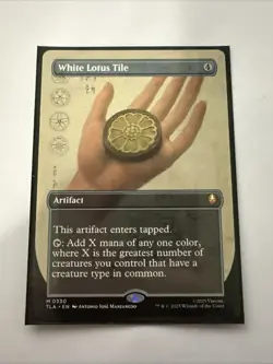 White Lotus Tile (Borderless) Avatar: The Last Airbender Regular - Image 1