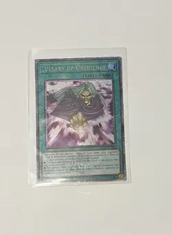 Yu-Gi-Oh! Lullaby Of Obedience #RA04-EN085 Quarter Century Secret Rare 1st Ed NM - Image 1