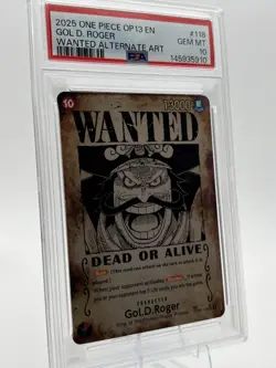 Bandai Gol.D.Roger OP09-118 Carrying on His Will Secret Rare Foil alt art SP PS… - Image 2