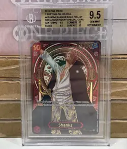 BGS 9.5 Shanks GOLD SP OP09-004 Alt Art Parallel One Piece English OP13 - Image 1