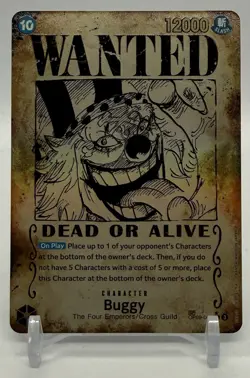 One Piece TCG Buggy Wanted SP OP09-051 NM - Image 1