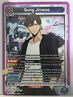 SUNG JINWOO SR UE17BT/SLG-1-022 UNION ARENA SOLO LEVELING NM - Image 1