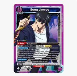 Union Arena Solo Leveling Sung Jinwoo SR (022) - Super Rare - English - Image 1