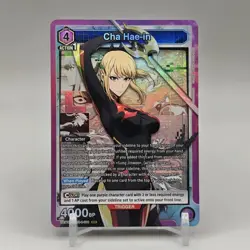 Union Arena Solo Leveling Cha Hae-in SR (011) - Super Rare - English - Image 1