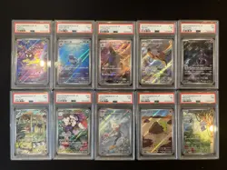PSA 7 Pokemon Card 151 Game Japanese ART RARE 10 Card Set Bulk Holo AR - Image 1