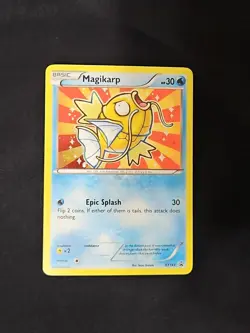 Pokemon TCG Shiny Magikarp Black Star Holo Promo Card XY143 - Image 1