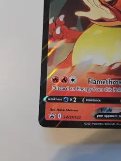 Lance's Charizard V SWSH133 Jumbo Cards Holo - Image 2