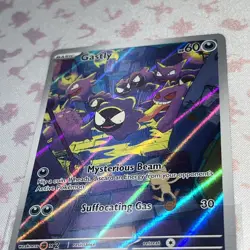 Pokemon TCG Gastly Illustration Rare Card Temporal Forces 177/162 NM Condition - Image 3