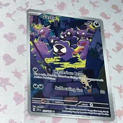 Pokemon TCG Gastly Illustration Rare Card Temporal Forces 177/162 NM Condition - Image 4