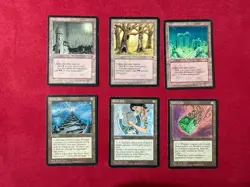 Fallen Empires Artifact And Land Lot Magic The Gathering MTG HP Vintage 6 Cards - Image 1