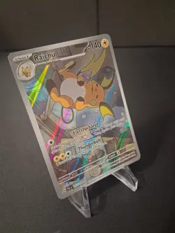 Pokemon TCG Raichu Holo Illustration Rare Card 211/193 Sv02: Paldea Evolved - Image 5