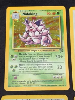 Vintage Holo Rare Pokemon Card Lot WOTC 1999/2000 - Base Set 2, Fossil - MP/HP - Image 2