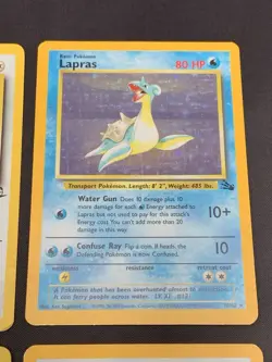 Vintage Holo Rare Pokemon Card Lot WOTC 1999/2000 - Base Set 2, Fossil - MP/HP - Image 4