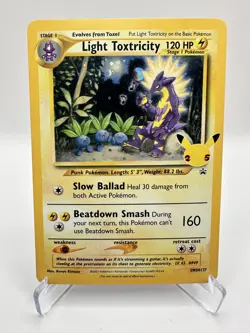 Light Toxtricity SWSH137 SWSH: Sword & Shield Promo Cards Holo Near Mint - Image 1