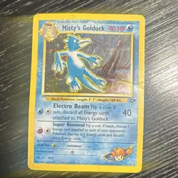 Pokemon Misty's Golduck Gym Challenge 12/132 Holo Rare 70 HP Wizards Card - Image 1