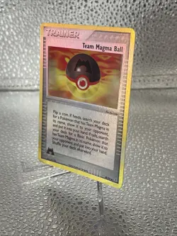 LP Pokemon Team Magma Ball Reverse Holo Card 80/95 Team Magma vs Team Aqua - Image 3
