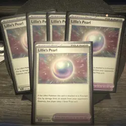 5 Pokemon TCG Lillie's Pearl Cosmos Holo Card 151/159 Journey Together - Image 1