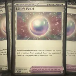 5 Pokemon TCG Lillie's Pearl Cosmos Holo Card 151/159 Journey Together - Image 2