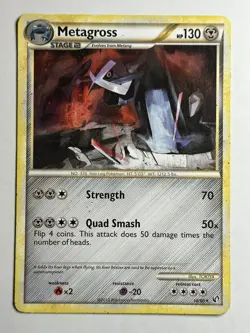 Metagross Undaunted 18/90 MP-HP Pokemon Card - Image 1
