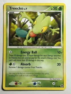 Treecko Great Encounters 90/106 MP-LP Pokemon Card - Image 1