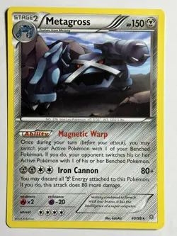 Metagross (49) XY - Ancient Origins 49/98 MP-LP Pokemon Card - Image 1