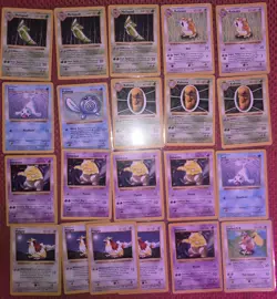 50 CARDS Base Set SHADOWLESS Pokemon Card Lot 1999 WOTC Vintage LP-MP - Image 2