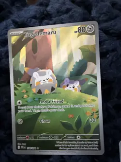 Togedemaru pokemon card Phantasmal Flames 2025 104 Full Art - Image 1