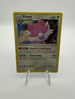 Blissey 153/214 Cosmos Holo Rare Pokemon Card Sun & Moon Lost Thunder LP/NM - Image 1