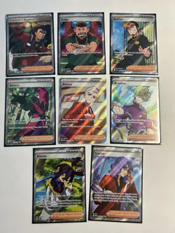 Pokemon Holo Trainer Cards - 8 Card Lot NM - Image 1