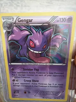 Pokemon Gengar 60/162 Breakthrough Holo Rare 130 HP Stage 2 Pokemon TCG Card - Image 4