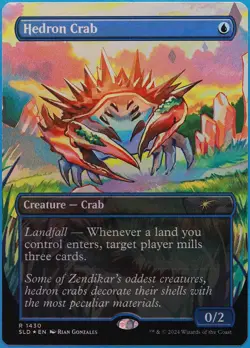 Hedron Crab (Secret Lair) FOIL Secret Lair Drop MINT Rare CARD (508590) ABUGames - Image 1