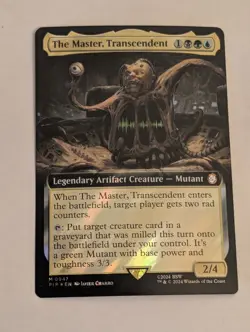 The Master, Transcendent (Extended Art) (Surge Foil) Universes Beyond - Image 1