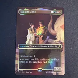 Mai and Zuko Foil (Borderless) Avatar: The Last Airbender: MTG - Image 2