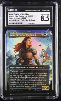 ALOY, SAVIOR OF MERIDIAN Secret Lair Foil Horizon CGC 8.5 MTG [Nostalgium] - Image 1