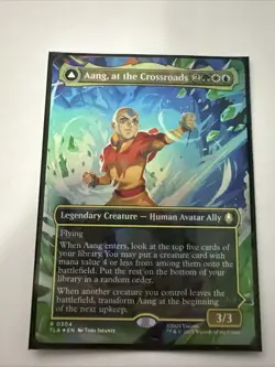Aang, at the Crossroads (Borderless) Avatar: The Last Airbender Foil - Image 1