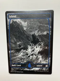 MTG Innistrad Midnight Hunt Island 270/277 Full Art - Image 1