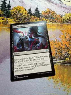 1x Exsanguinate NM Eng MTG - Foundations - Image 2