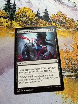 1x Exsanguinate NM Eng MTG - Foundations - Image 4