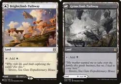 Brightclimb Pathway // Grimclimb Pathway The List NM MTG - Image 1