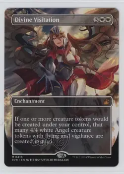 Borderless Anime Art Divine Visitation Mythic Magic: Ravnica Remastered #0416 - Image 1