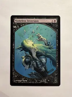 Nameless Inversion - FULL ART PROMO - MTG Magic Player Rewards 2009 - LP - Image 1